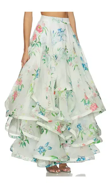 LA FUORI Petal Cascade Flounce Skirt | Thumbnail 2