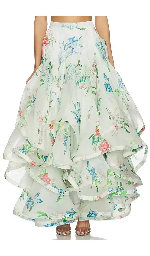 LA FUORI Petal Cascade Flounce Skirt