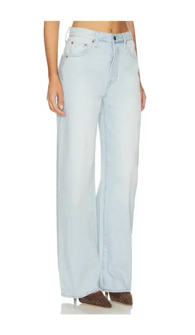Pistola Tate High Rise Bowed Wide Leg Jeans | Thumbnail 2