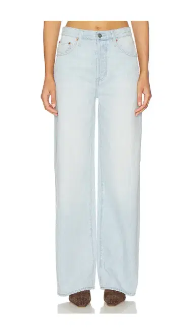 Pistola Tate High Rise Bowed Wide Leg Jeans | Thumbnail 1