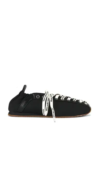 Ganni Lace Up Sporty Ballerina Flat | Thumbnail 1