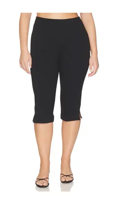 Good American Soft Stretch Ponte Pull On Capris | Thumbnail 2
