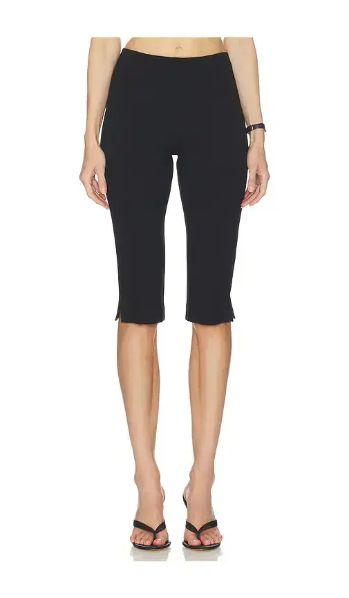 Good American Soft Stretch Ponte Pull On Capris