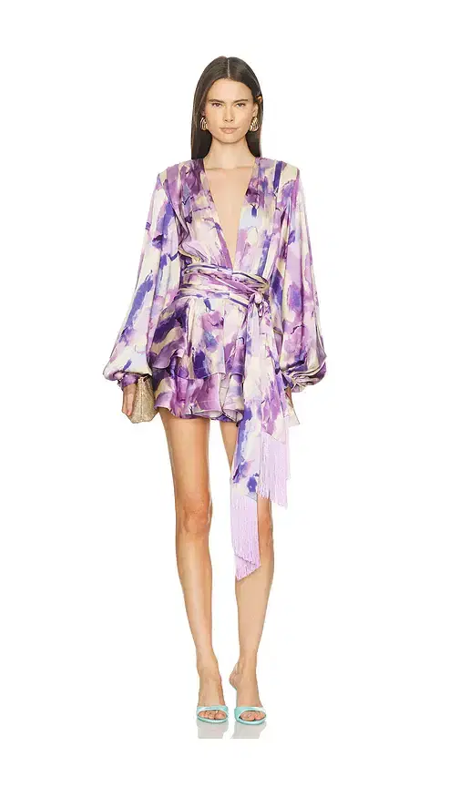 Bronx Banco Wisteria Bedouin Coastal Mini Dress