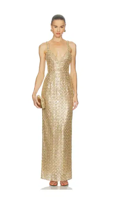 Bronx and Banco Allegra Sequin Maxi Dress | Thumbnail 1