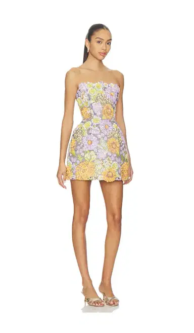 Bronx and Banco Amalfi Pailette Liv Strapless Mini Dress | Thumbnail 2