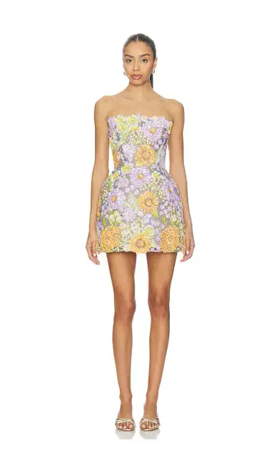 Bronx and Banco Amalfi Pailette Liv Strapless Mini Dress | Thumbnail 1