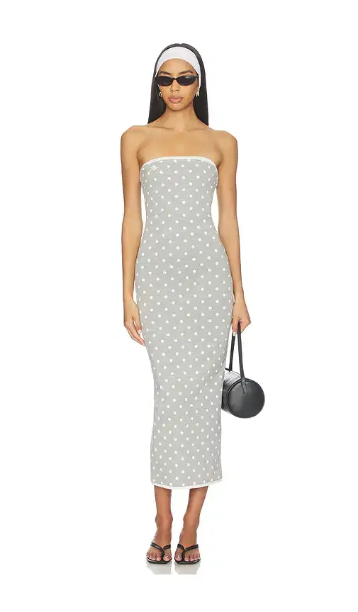 Rowen Rose Polka Dots Bustier Dress
