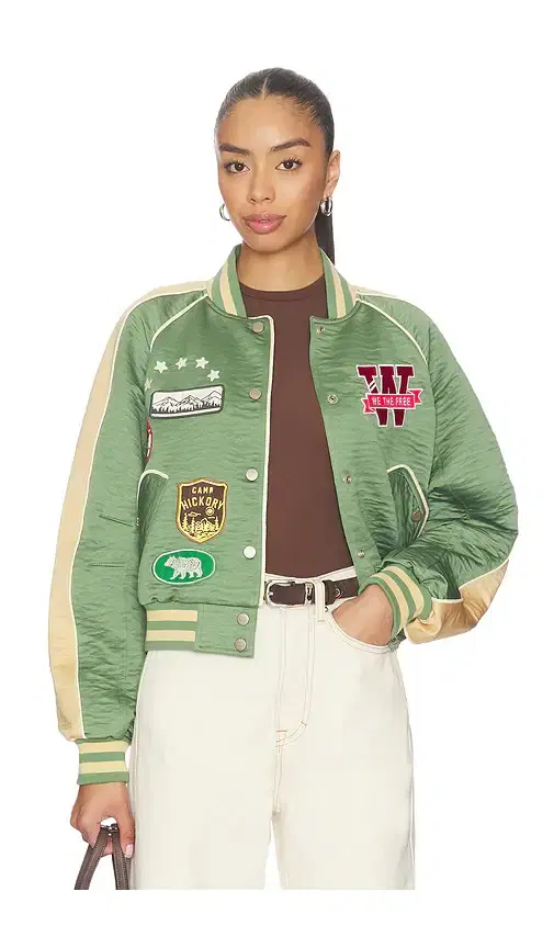 Free People x We The Free Star Power Souvenir Jacket
