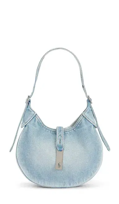 Polo Ralph Lauren Denim Shoulder Bag Small | Thumbnail 1