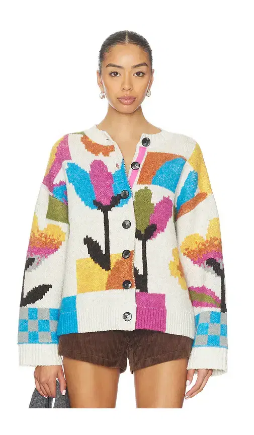 Free People Tulip Whirl Cardigan