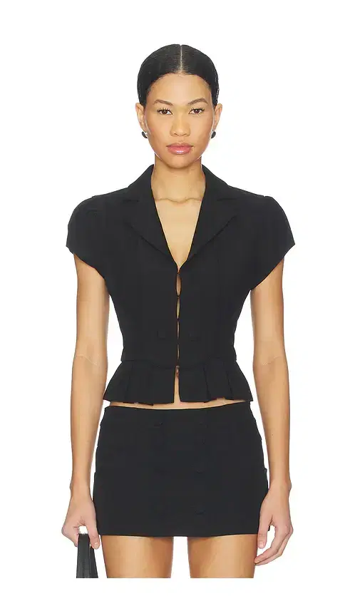 Guizio Mollie Cap Sleeve Blazer