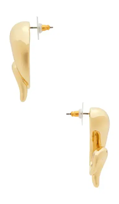 Lele Sadoughi Twirly Button Stud Earrings | Thumbnail 2