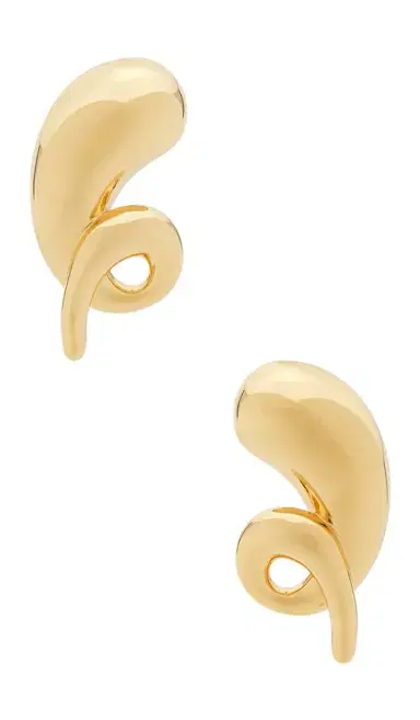 Lele Sadoughi Twirly Button Stud Earrings | Thumbnail 1