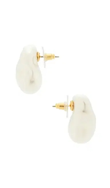 Lele Sadoughi Worth Ave Button Earrings | Thumbnail 2