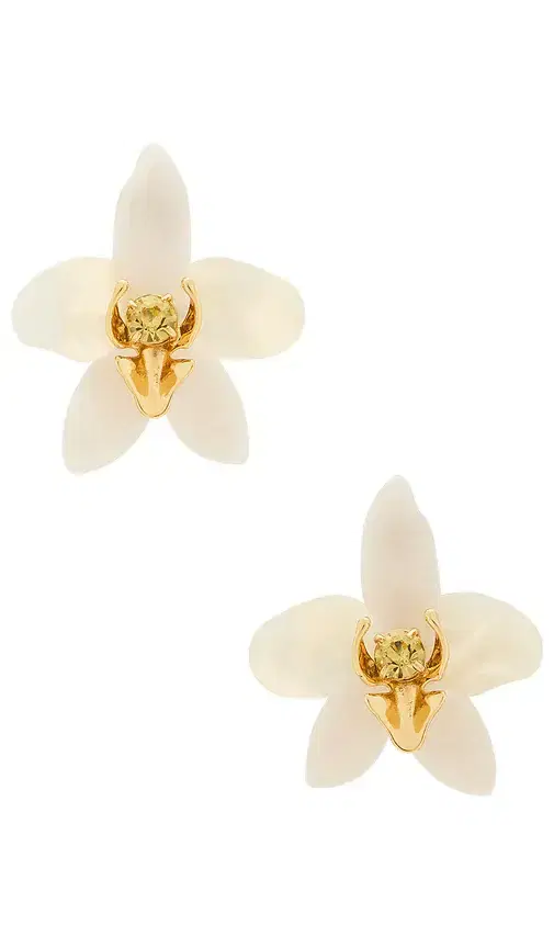 Lele Sadoughi Orchid Earrings
