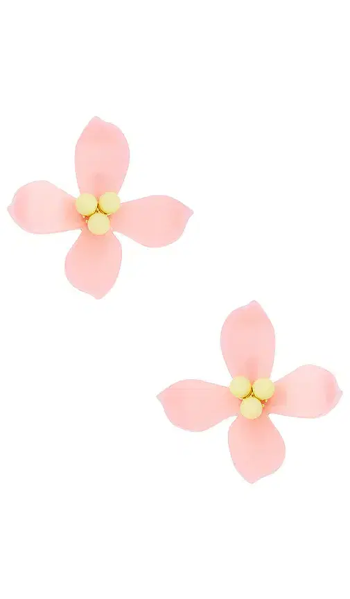 Lele Sadoughi Oleander Stud Earrings