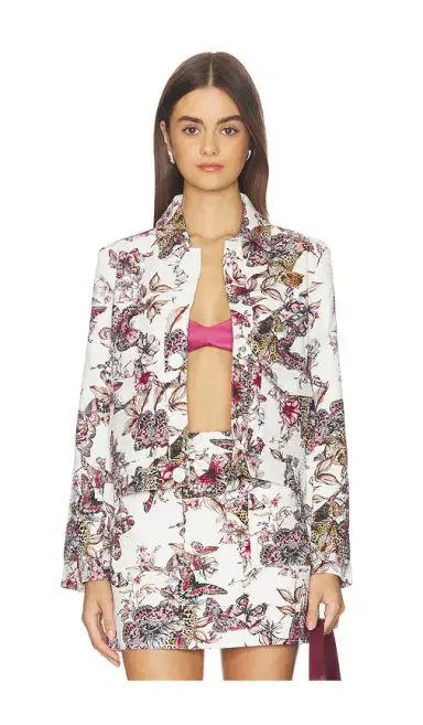 L'Agence Nyx Crop Jacket | Thumbnail 1 L'Agence Nyx Crop Jacket | Thumbnail 1