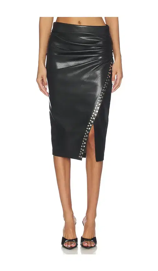 Generation Love Regina Studded Faux Leather Skirt