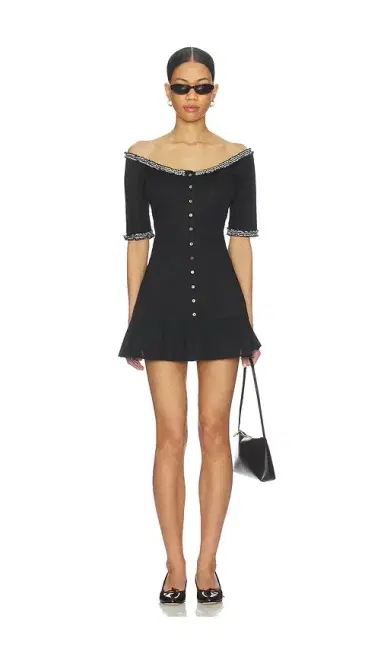 Frankies Bikinis Sweet Dreams Poplin Mini Dress | Thumbnail 1