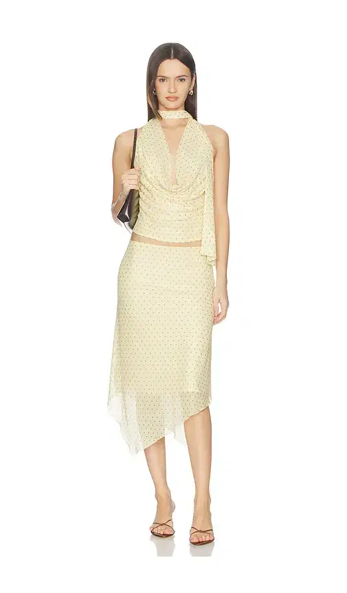 MORE TO COME Ariyah Midi Skirt Set