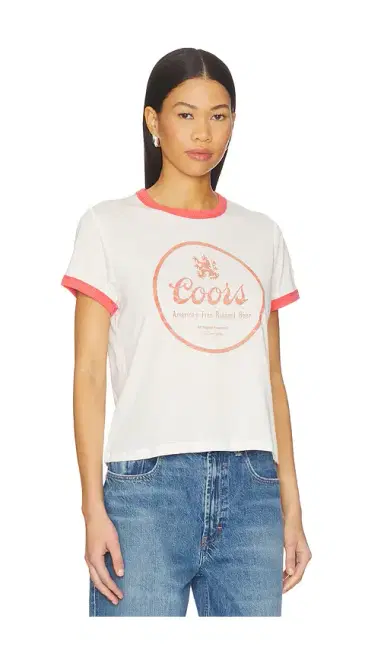 The Laundry Room Coors Fine Banquet Beer Perfect Ringer Tee | Thumbnail 2