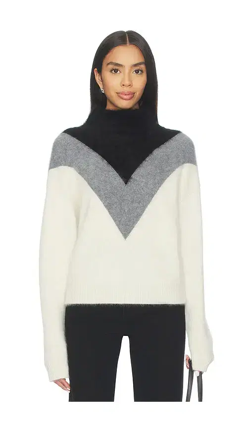 Theory Chevron Yoke Sweater