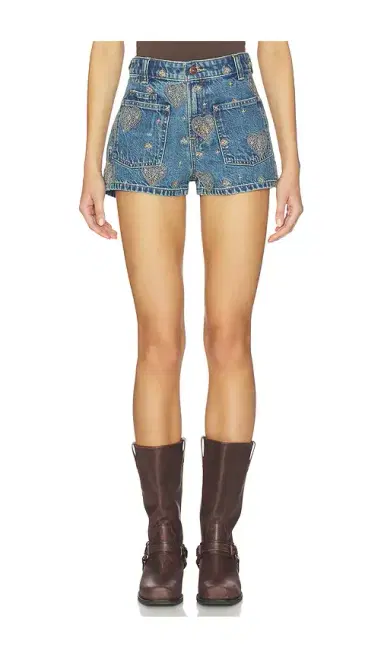 Free People x We The Free Bettie Embroidered Short | Thumbnail 1