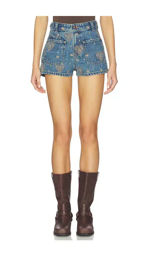 Free People x We The Free Bettie Embroidered Short