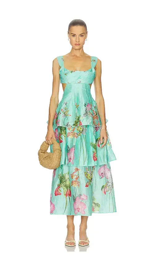 LA FUORI Botanical Oasis Dress