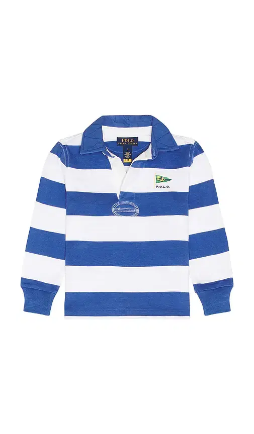 Polo Ralph Lauren Long Sleeve Jersey Knit Rugby Striped Pullover