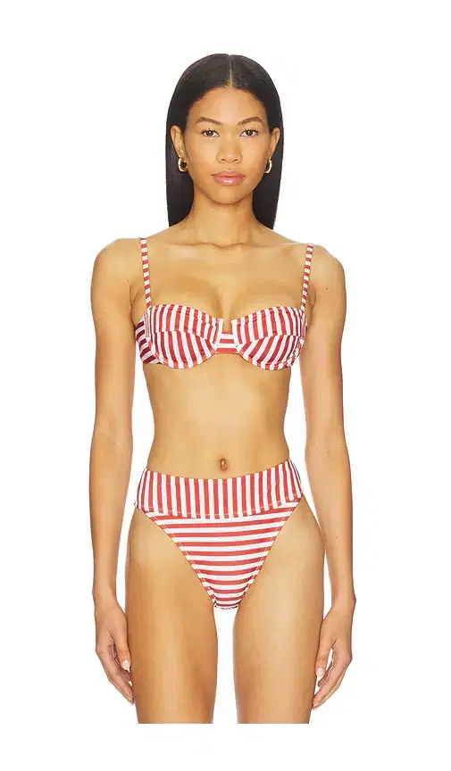 Bananhot Chess Bustier Bikini Top