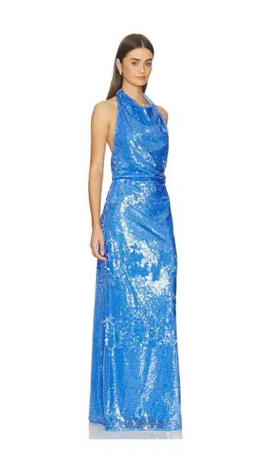 Simkhai Reannon Draped Gown | Thumbnail 2 Simkhai Reannon Draped Gown | Thumbnail 2