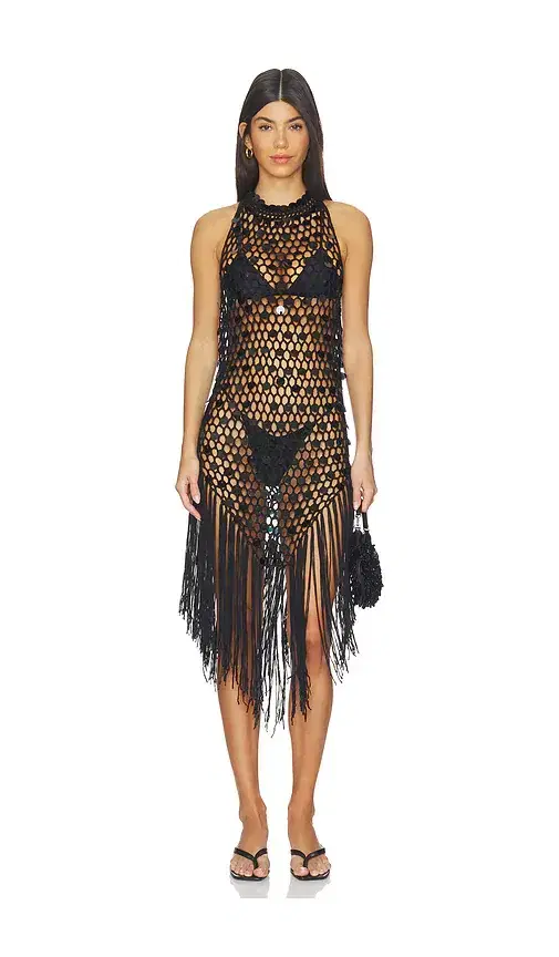 superdown Karrigan Halter Midi Dress