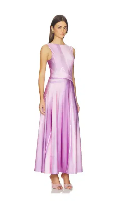Kate Barton Illusion Print Kate Liquid Maxi Dress | Thumbnail 2 Kate Barton Illusion Print Kate Liquid Maxi Dress | Thumbnail 2