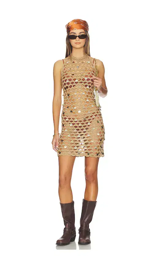 superdown Kippa Halter Mini Dress