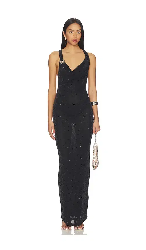 superdown Kincade Halter Maxi Dress
