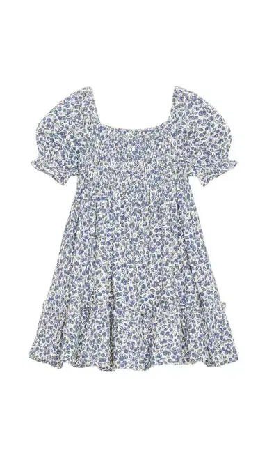 Polo Ralph Lauren Short Sleeve Jersey Knit Floral Smocked Dress | Thumbnail 1