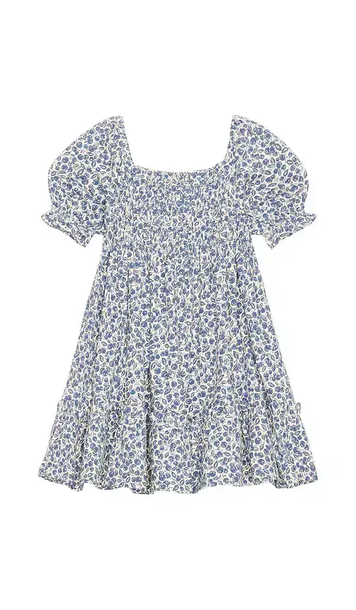 Polo Ralph Lauren Short Sleeve Jersey Knit Floral Smocked Dress