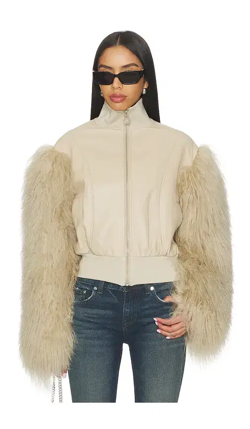 OW Collection Bex Fur Jacket