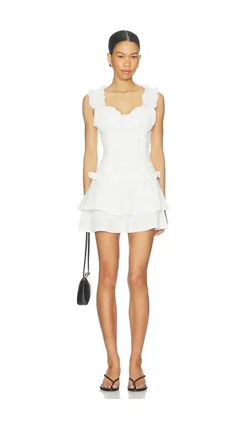 Runaway The Label Bronte Ruffled Corset Mini Dress
