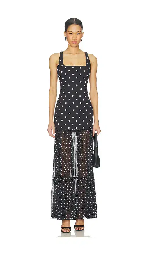 Runaway The Label Tillie Sheer Bottom Maxi Dress