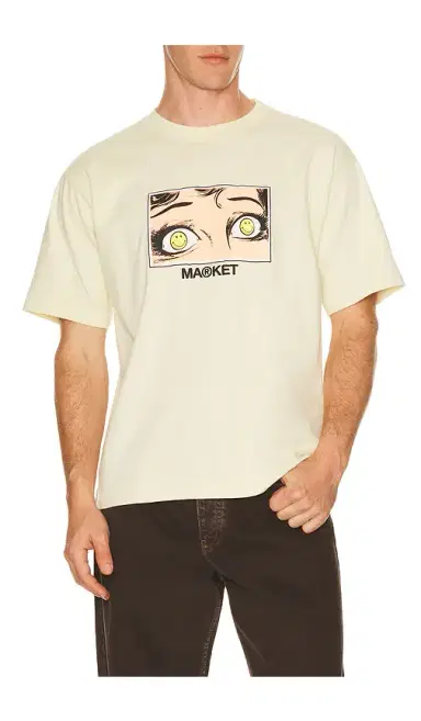 Market Smiley Eye See You T-Shirt | Thumbnail 1