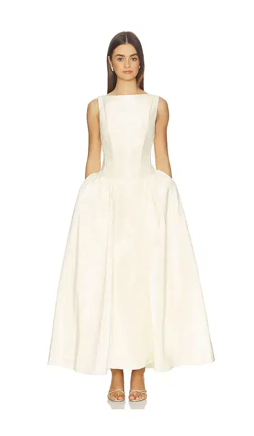 Kate Barton Clarissa Liquid Midi Dress