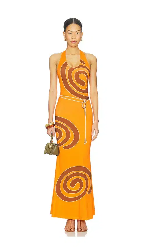 The Wolf Gang Giro Halter Dress