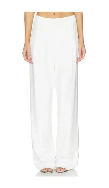 Kate Barton Wool Cotton Pleat Trouser | Thumbnail 1