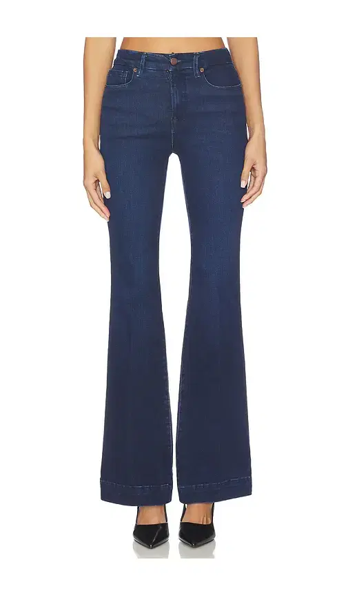 Good American Good Legs Compression Flare Jeans
