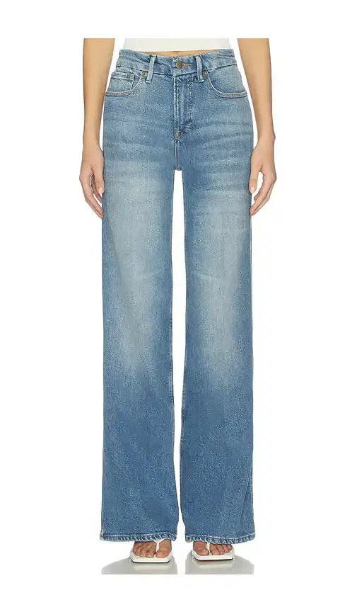 Good American Good Skate Wide Jeans