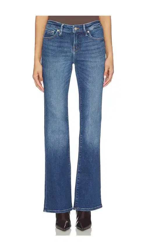 Good American Good Low Rise Boot Jeans