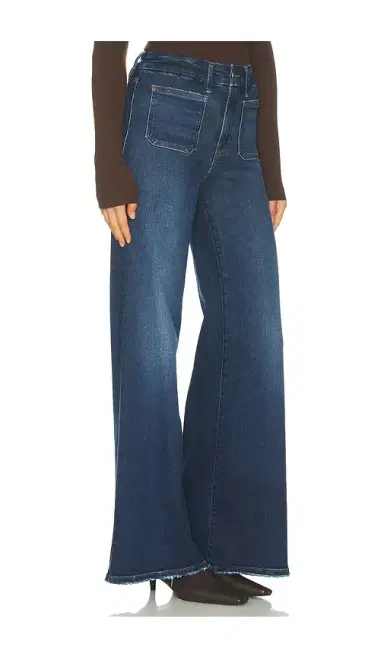 Good American Soft Tech Good Waist Palazzo Jeans | Thumbnail 2